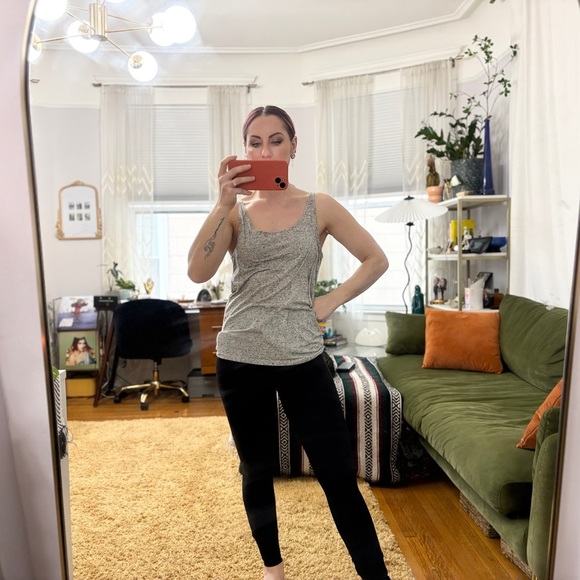 H&M Marled Gray Women's Tank Top - Sz Small - Picture 10 of 11